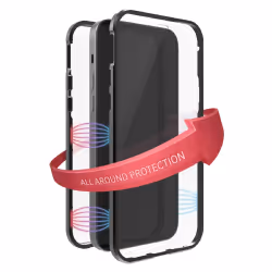 Hama 360° Glass, Housse, Apple, iPhone 12, Noir