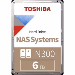 Toshiba N300 NAS, 3.5", 6 To, 7200 tr/min