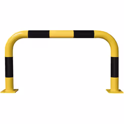 Arceau de protection, Ø 76 mm, à cheviller, pour l'extérieur, h x l 600 x 1000 mm. Produit livré = monté. Hauteur = 600 mm. L ...