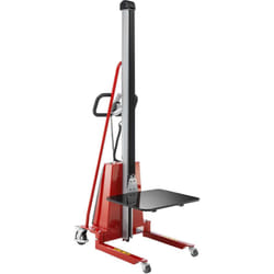 Certeo - eurokraft basic, Mini-élévateur eco, force 100 kg, plage de