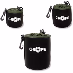 Étui pour Objectif en néoprène avec Doublure en Polaire - C-ROPE - Modèle - Noir - Étui - Transport