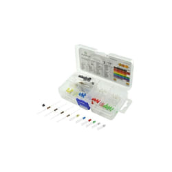 Quadrios - ruban led 3 mm gamme leuchtdioden set avec vorwiders tänden, led versions et documents 130 pièces assortiment boîte rou