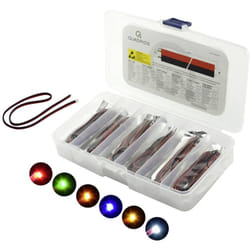 Assortiment de LEDs rouge, vert, jaune, bleu, blanc, ambre 20 mA 3.0 v - Quadrios