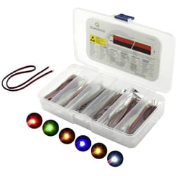 Assortiment de LEDs rouge, vert, jaune, bleu, blanc, ambre 20 mA 3.0 v - Quadrios