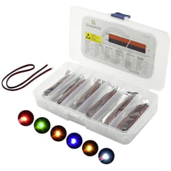 Assortiment de LEDs rouge, vert, jaune, bleu, blanc, ambre 20 mA 3.0 v - Quadrios