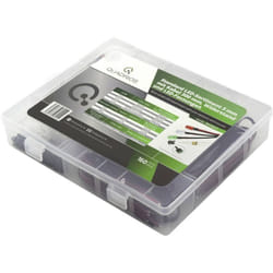 Quadrios - Assortiment de LEDs rouge, vert, jaune, bleu, blanc froid, blanc chaud 3 mm 20 mA 3.0 v