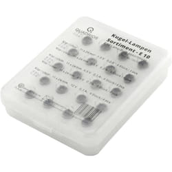 Quadrios - 1802O018 Ampoule témoin 1.5 v, 2.5 v, 4.5 v, 4.8 v, 12 v Culot E10 20 parties