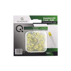 Quadrios - quadros lot de 100 diodes lumineuses standard rouge/bleu/vert/jaune/blanc/mélanges 3 mm et 5 mm gmbh