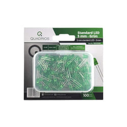 Quadros Lot De 100 Diodes Lumineuses Standard Rouge/bleu/vert/jaune/blanc/mélanges 3 Mm Et 5 Mm Quadrios Gmbh