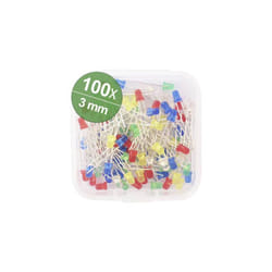 Assortiment de leds multicolore 20 ma 2 v, 3 v 1802O029 - Quadrios