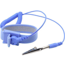 Bracelet antistatique (ESD) Quadrios bleu Pression mâle 10 mm
