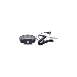 Quadrios - Bracelet antistatique (esd) noir Bouton-pression 4 mm