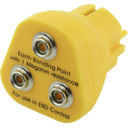 Quadrios Fiche de mise à la terre antistatique (ESD) Pression mâle 10 mm