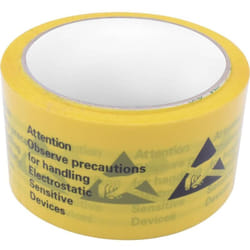 Quadrios - Ruban adhésif antistatique (esd) 1 pc(s) jaune, noir (l x l) 50 m x 48 mm