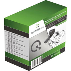 Quadrios - Gaine thermorétractable sans colle 1908CA069 noir 30 mm Taux de retreint:2:1 1.6 m Q821872