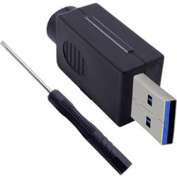 Quadrios - Jeu de fiches modulaires usb 3.0, type a. mâle, droit 2001C200 Contenu: 1 pc(s)