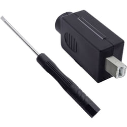 Quadrios - Jeu de fiches modulaires usb 2.0, type b mâle, droit 2001C202 Contenu: 1 pc(s)