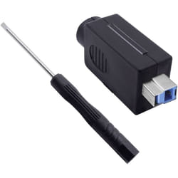 Quadrios - Jeu de fiches modulaires usb 3.0, type b mâle, droit 2001C204 Contenu: 1 pc(s)