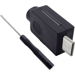 Quadrios - 2001C220 hdmi mâle, droit Nombre de pôles: 20 noir 1 pc(s)