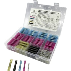 Quadrios - 2011C397 Prolongateur avec gaine thermorétractable 0.3 mm² 6 mm² entièrement isolé blanc, rouge, bleu, noir, j