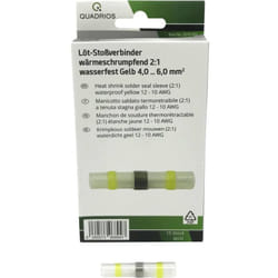 Quadrios - 2011C401 Prolongateur 4 mm² 6 mm² entièrement isolé jaune 10 pc(s)