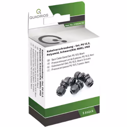 Informations techniques Couleur : noir Emballage sans plastique : #####PlastikfreieVerpackung Filetage extérieur : PG13.5 Ind ...