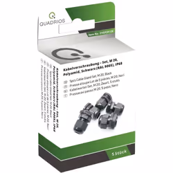 Informations techniques Couleur : noir Emballage sans plastique : #####PlastikfreieVerpackung Filetage extérieur : M20 Indice ...