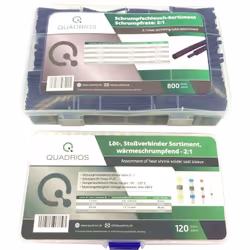 enquête 120 x connecteurs à souder thermorétractables Premium 2:1 avec anneau à souder 0,25 mm2... 6 mm2 Soudage simultané Is ...