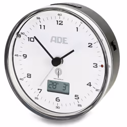 ADE CK2022 réveille-matin Réveil mécanique Noir, Blanc