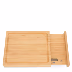 ADE KE 2102 planche à découper pour cuisine Rectangulaire Synthétique ABS, Bambou Bambou