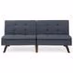 Canapé convertible gris RONNE - BELIANI - Contemporain - Design - Couchage quotidien