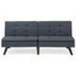 Canapé convertible gris RONNE - BELIANI - Contemporain - Design - Couchage quotidien