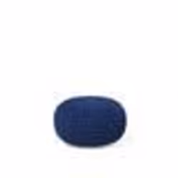 Beliani - Pouf bleu foncé 40 x 25 cm CONRAD