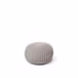 Beliani - Pouf gris clair 40 x 25 cm CONRAD