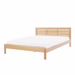 Lit en bois blanc - Lit 180x200 cm - Carnac - BELIANI - Scandinave - Moderne