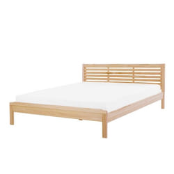 Lit en bois blanc - Lit 180x200 cm - Carnac - BELIANI - Scandinave - Moderne