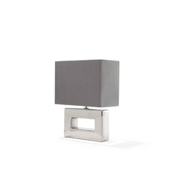 Beliani - Lampe à poser argenté ONYX