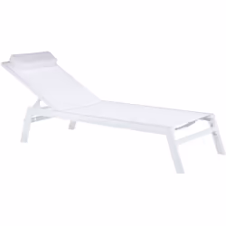 Transat de jardin. Faites de votre après-midi ensoleillé la meilleure expérience possible avec cette élégante chaise longue d ...
