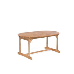 Beliani - Table de jardin ovale extensible 160/220 x 100 cm en bois dacacia MAUI