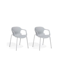 Beliani - Lot de 2 chaises grises ELBERT