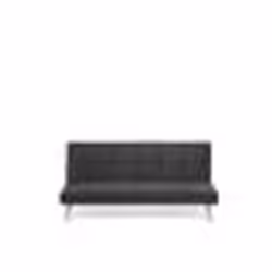 Canapé-lit convertible gris en tissu polyester - BELIANI - HASLE - Urbain - 3 places - Moelleux