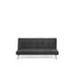 Canapé-lit convertible gris en tissu polyester - BELIANI - HASLE - Urbain - 3 places - Moelleux