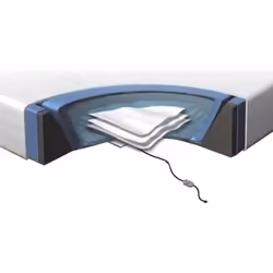 Beliani - Kit pour lit à eau 160x200 cm - matelas à eau - cadre en mousse - housse - 2 x chauffages