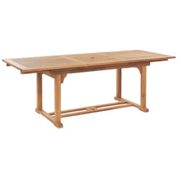 Table de jardin extensible en bois acacia massif - BELIANI - JAVA - Rectangulaire - Marron