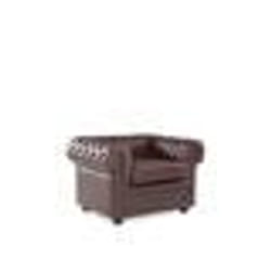 Beliani - Fauteuil de salon Cuir véritable brun