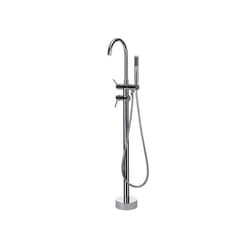 Robinet mitigeur autoportant chromé TUGELA - BELIANI - pour baignoire - design contemporain