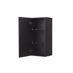 Beliani - Colonne de salle de bain noire BILBAO