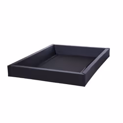 Cadre en mousse pour matelas à eau - BELIANI - 180x200x20 cm - Noir - Contemporain - 2 personnes