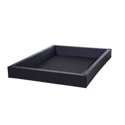 Cadre en mousse pour matelas à eau - BELIANI - 180x200x20 cm - Noir - Contemporain - 2 personnes