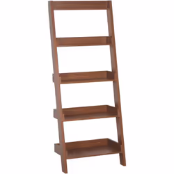 Étagère échelle 5 niveaux en MDF. Une bibliothèque qui impressionne par sa forme intéressante et qui est en même temps un meu ...